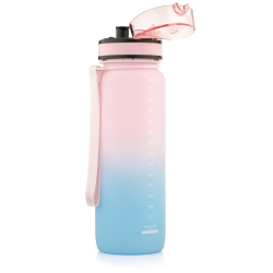 Bidon sportowy Meteor 800 ml różowy/niebieski